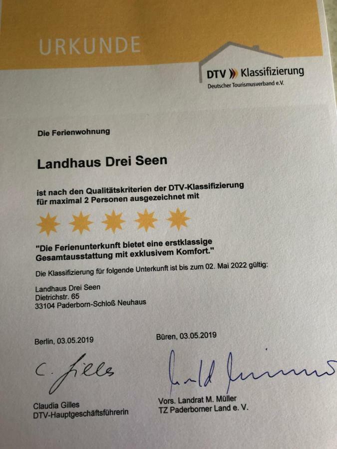 Landhaus Drei Seen 帕德博恩 外观 照片